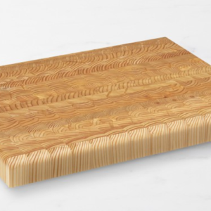 Larch wood cutting board.