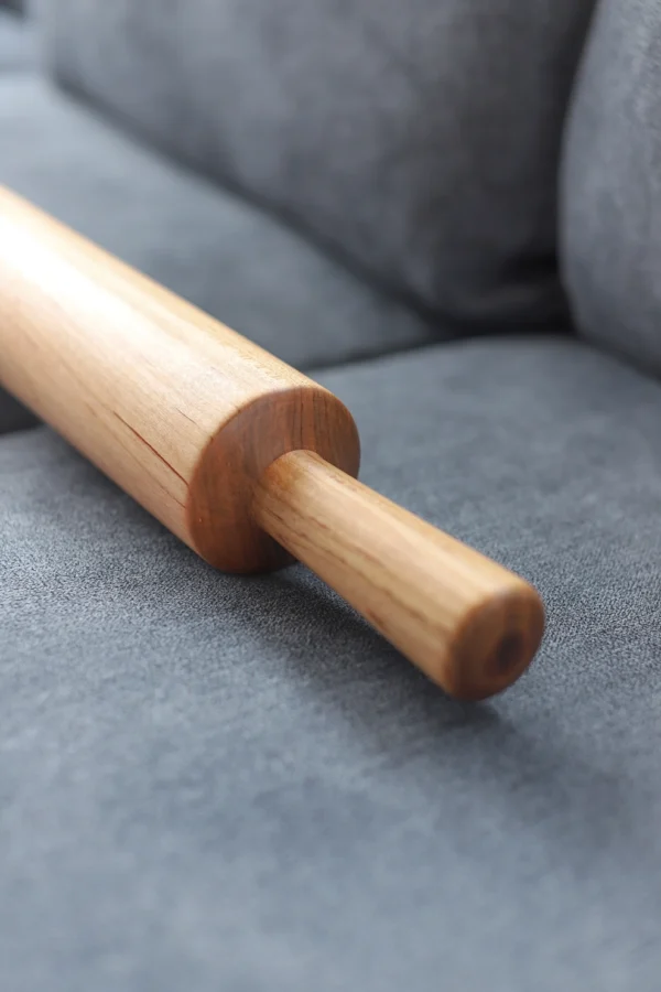 Hand-Turned Hardwood Rolling Pin - Image 2