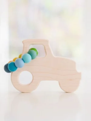 wood tractor toy