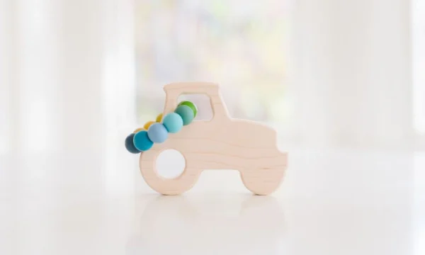 wood tractor toy