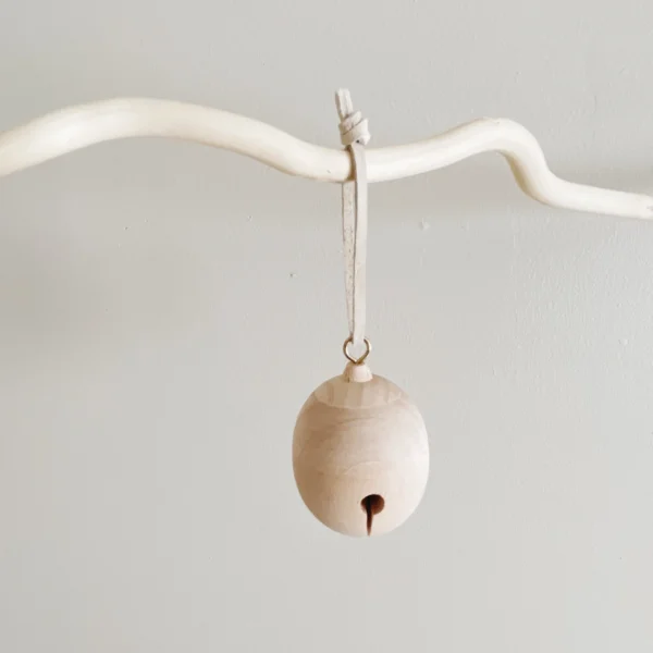 Wooden Jingle Bell Ornament - Image 2