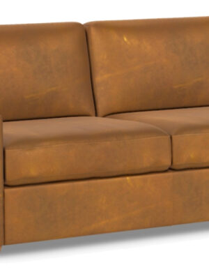 The Alora sofa in Ellis Cypress by American Leather, available at Fraser Wood Elements in Fredericksburg, VA.