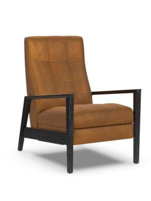 The Callum recliner in Ellis Cypress by American Leather, available at Fraser Wood Elements in Fredericksburg, VA.