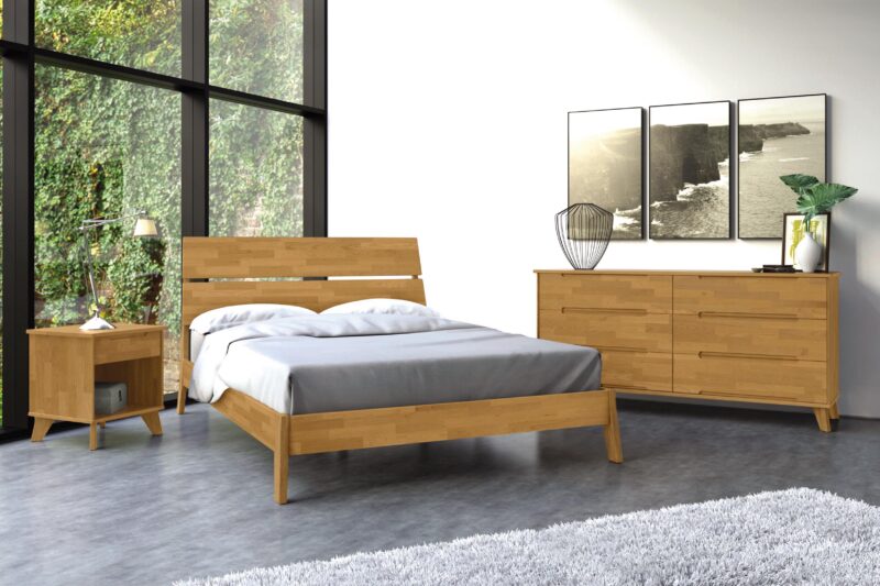 The Linn bedroom set by Copeland representing some of the quality bedroom furniture available at Fraser Wood Elements in Fredericksburg, VA.