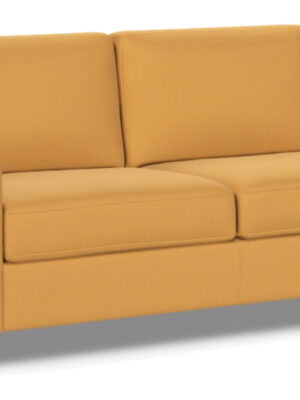 The Gramercy sofa in Bison Butterscotch by American Leather, available at Fraser Wood Elements in Fredericksburg, VA.