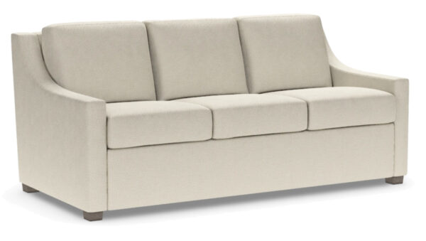 The Perry sofa in Marva Dune by American Leather, available at Fraser Wood Elements in Fredericksburg, VA.