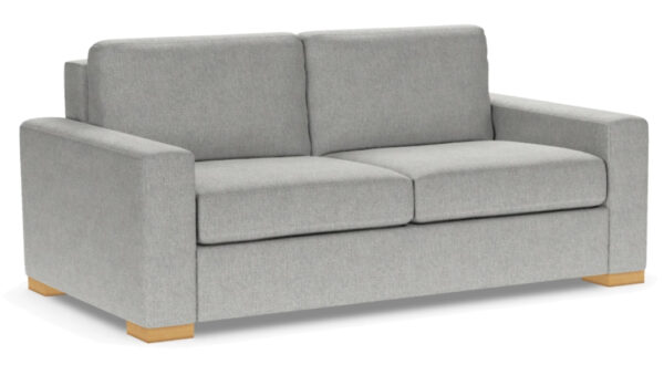 The Revere sofa in Apollo Flint by American Leather, available at Fraser Wood Elements in Fredericksburg, VA.