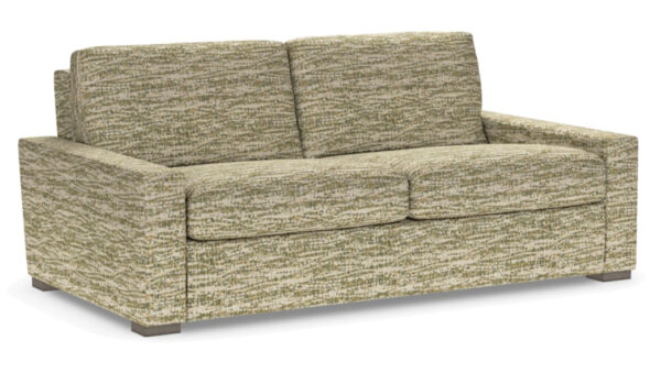 The Rogue sofa in Layla Moss by American Leather, available at Fraser Wood Elements in Fredericksburg, VA.