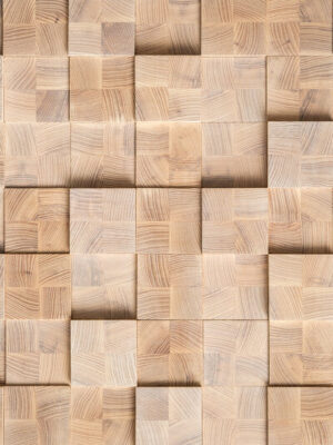 Raised wooden wall coverings from the Projection collection by Jamie Beckwith, available at Fraser Wood Elements in Fredericksburg, VA.