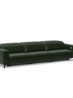 The Monza sofa in Mont Blanc Winter Pine by American Leather, available at Fraser Wood Elements in Fredericksburg, VA.