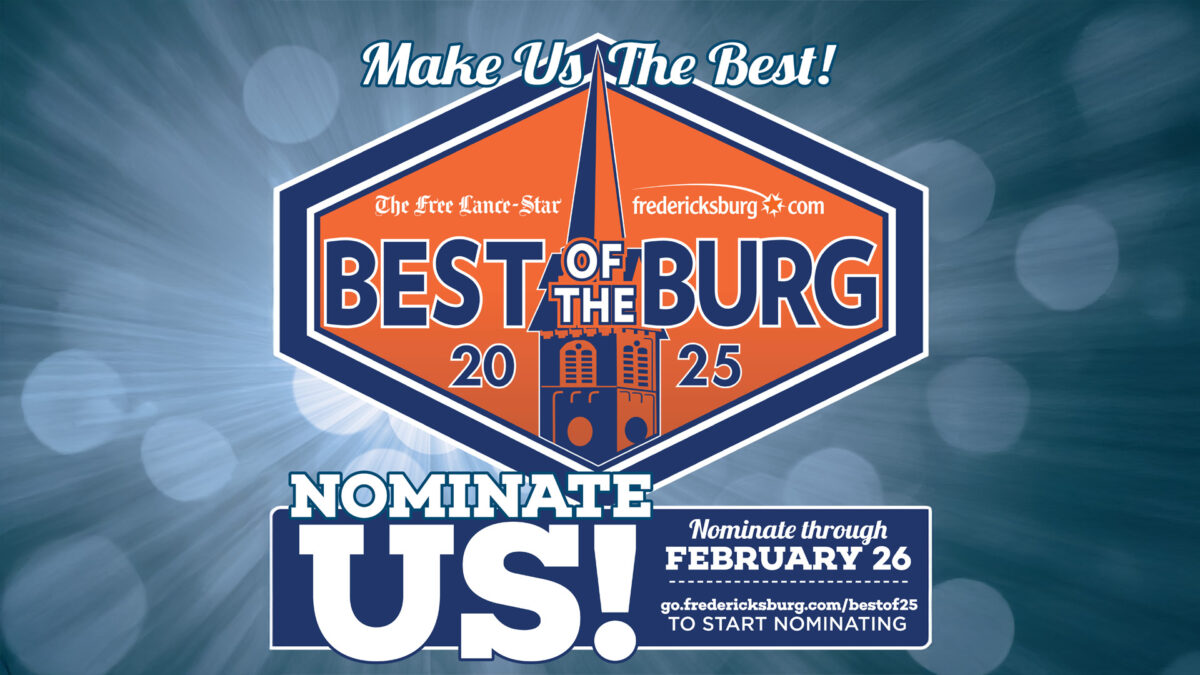 A promo for Best of the Burg. Vote for Fraser Wood Elements for Best Furniture (new) in 2025.