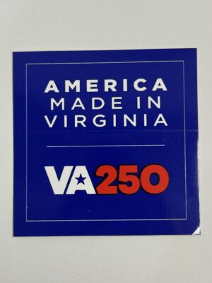 American Made in Va Square Sticker